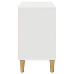 vidaXL Maison pour chat Blanc 51 x 30 x 52 cm Bois d'ingénierie