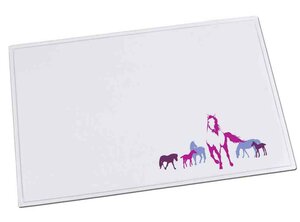 Sous-main DURELLA EMOTION 53 x 40 cm motif: chevaux LÄUFER