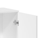 vidaXL Buffets 3 Pièces Blanc Bois d'ingénierie