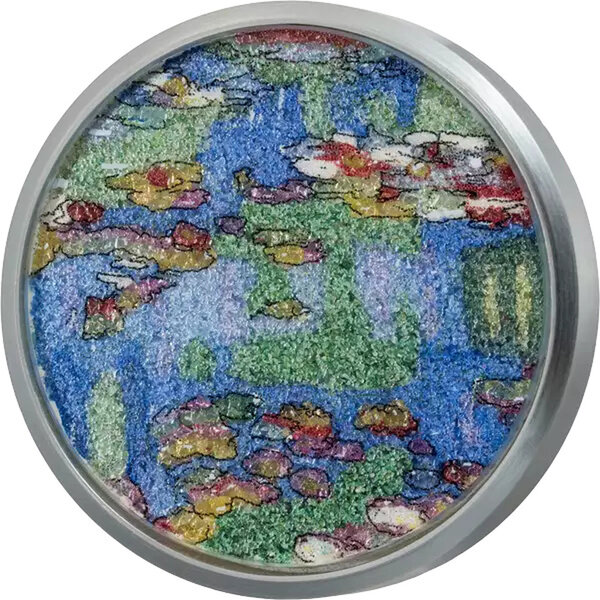 Monnaie NINFEE Claude Monet Crystal Art Argent 2000 Francs Cameroon 2026