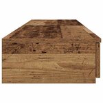 vidaXL Tiroirs de lit avec tiroir Bois ancien 140 x 36 5 x 16 5 cm