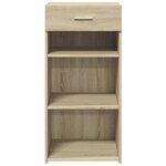 vidaXL Buffet chêne sonoma 45x42 5x93 cm bois d'ingénierie