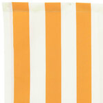 vidaXL Toile de rechange pour store banne Jaune et blanc 400 x 200 cm