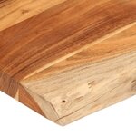 vidaXL Dessus de table 140x60x3 8cm rectangulaire bois massif d'acacia