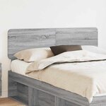 vidaXL Tête de lit Gris Sonoma 140 cm Bois d'ingénierie
