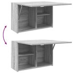 vidaXL Armoire murale de bain sonoma gris 60x25x40cm bois d'ingénierie