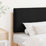 vidaXL Tête de lit capitonnée Naturel et Noir 75 cm Pin massif