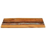 vidaXL Dessus de table rectangulaire 60x100 cm 25-27 mm Bois récupéré