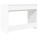 vidaXL Bureau avec tiroir Blanc 100 x 50 x 78 cm Bois d'ingénierie