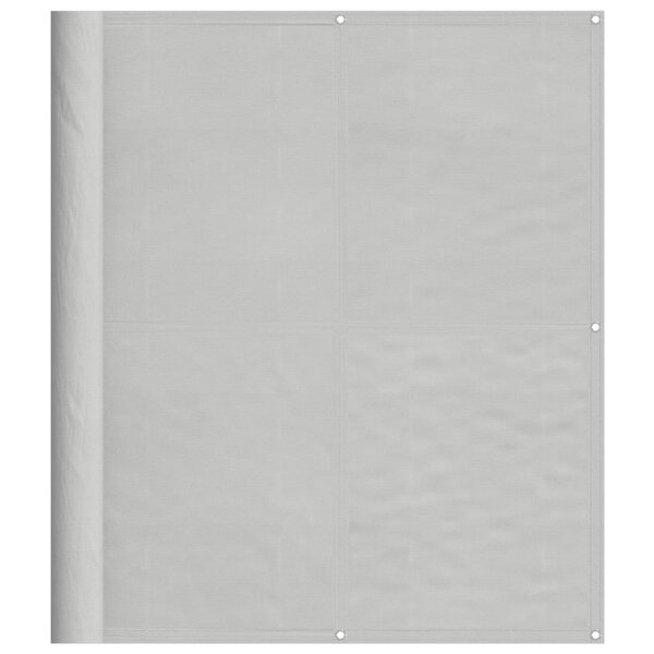 vidaXL Écran de balcon gris clair 120x700 cm 100  polyester oxford