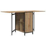 vidaXL Table à dîner 144 x 60 x 75 cm Bois d'ingénierie