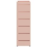 vidaXL Porte-parapluie Rose 15 5 x 15 5 x 49 cm Acier