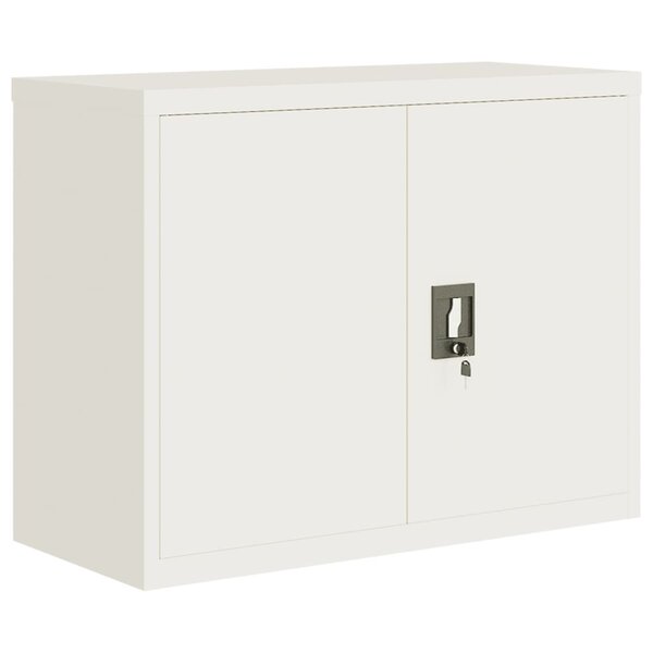 vidaXL Classeur blanc 90x40x70 cm acier