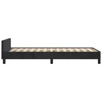 vidaXL Cadre de lit sans matelas noir 80x200 cm velours