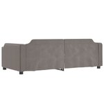 vidaXL Lit de repos sans matelas taupe 90x200 cm tissu
