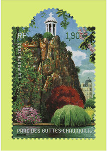Carte postale prétimbrée - Parc des Buttes-Chaumont - International