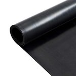 vidaXL Tapis de sol Noir 1 2 x 2 m Caoutchouc