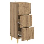 vidaXL Armoire à tiroirs 33 x 34 5 x 90 cm Bois d'ingénierie