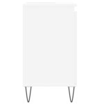 vidaXL Armoire de salle de bain blanc 58x33x60 cm bois d'ingénierie