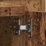 vidaXL Meuble TV Bois ancien 80 x 35 x 45 cm Bois d'ingénierie