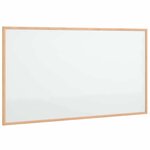vidaXL Tableau blanc magnétique avec cadre en bois de pin massif 100 x 55 cm