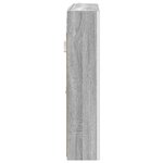 vidaXL Armoire Miroir de Salle de Bain Gris Sonoma 83 5 x 15 5 x 70 cm