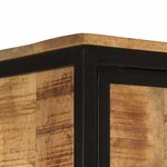 vidaXL Armoire de salle de bain 40x27x180 cm fer et bois de manguier