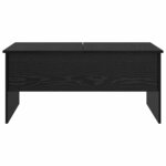 vidaXL Table basse Chêne noir 102 x 50 5 x 46 5 cm Bois d'ingénierie