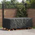 vidaXL Housse pour mobilier d'extérieur Noir 200 x 110 x 70 cm 420D