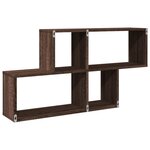 vidaXL Étagère murale chêne marron 100x20x53 cm bois d'ingénierie