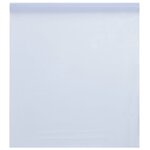 vidaXL Films pour fenêtre 3 Pièces statique dépoli blanc PVC