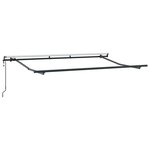 vidaXL Cadre d'auvent Anthracite 3 5 x 2 m Métal