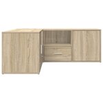 vidaXL Armoire d'angle chêne sonoma 200x40x45 cm bois d’ingénierie