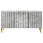 vidaXL Meuble TV 99 x 34 5 x 50 cm Gris béton Bois d'ingénierie