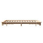 vidaXL Cadre de lit sans matelas 120x190 cm bois de pin massif