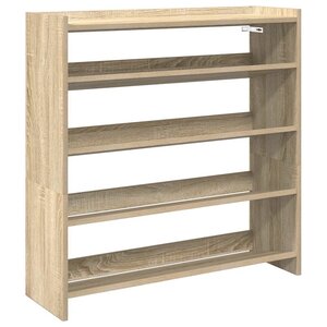vidaXL Étagère à chaussures chêne sonoma 80x25x81 cm bois ingénierie