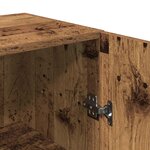 vidaXL Meuble TV vieux bois 30 5x30x60 cm bois d'ingénierie