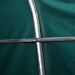 Vidaxl tente amovible pour bétail pvc 550 g/m² 3 3 x 4 8 m vert foncé