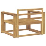 vidaXL Sofa de milieu extérieur Bois d'Acacia Massif Blanc