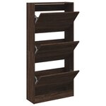 vidaXL Armoire à chaussures chêne marron 60x21x125 5cm bois ingénierie