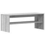 vidaXL Meuble TV Sonoma gris 100x40x40 cm Bois d'ingénierie