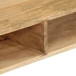 vidaXL Table basse Bois de manguier massif 100x60x45 cm