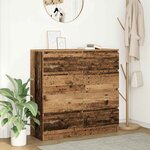 vidaXL Buffet vieux bois 100x35x99 cm bois d'ingénierie