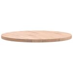 vidaXL Dessus de table Ø60x2 5 cm rond bois massif de hêtre