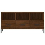 vidaXL Meuble TV chêne marron 102x36x50 cm bois d'ingénierie