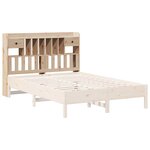 vidaXL Tête de lit avec rangement 150 cm bois massif de pin