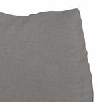 vidaXL Coussin de Dos Taupe 45 x 20 x 35 cm tissu