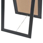 vidaXL Miroir sur pied Style baroque 160x40 cm Noir