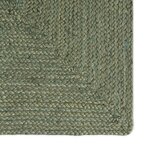 vidaXL Tapis de surface Rectangulaire Vert olive 80 x 150 cm Jute