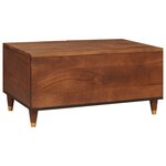 vidaXL Tables basses Marron 80 x 50 x 40 cm